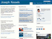 Tablet Screenshot of josephkessels.com